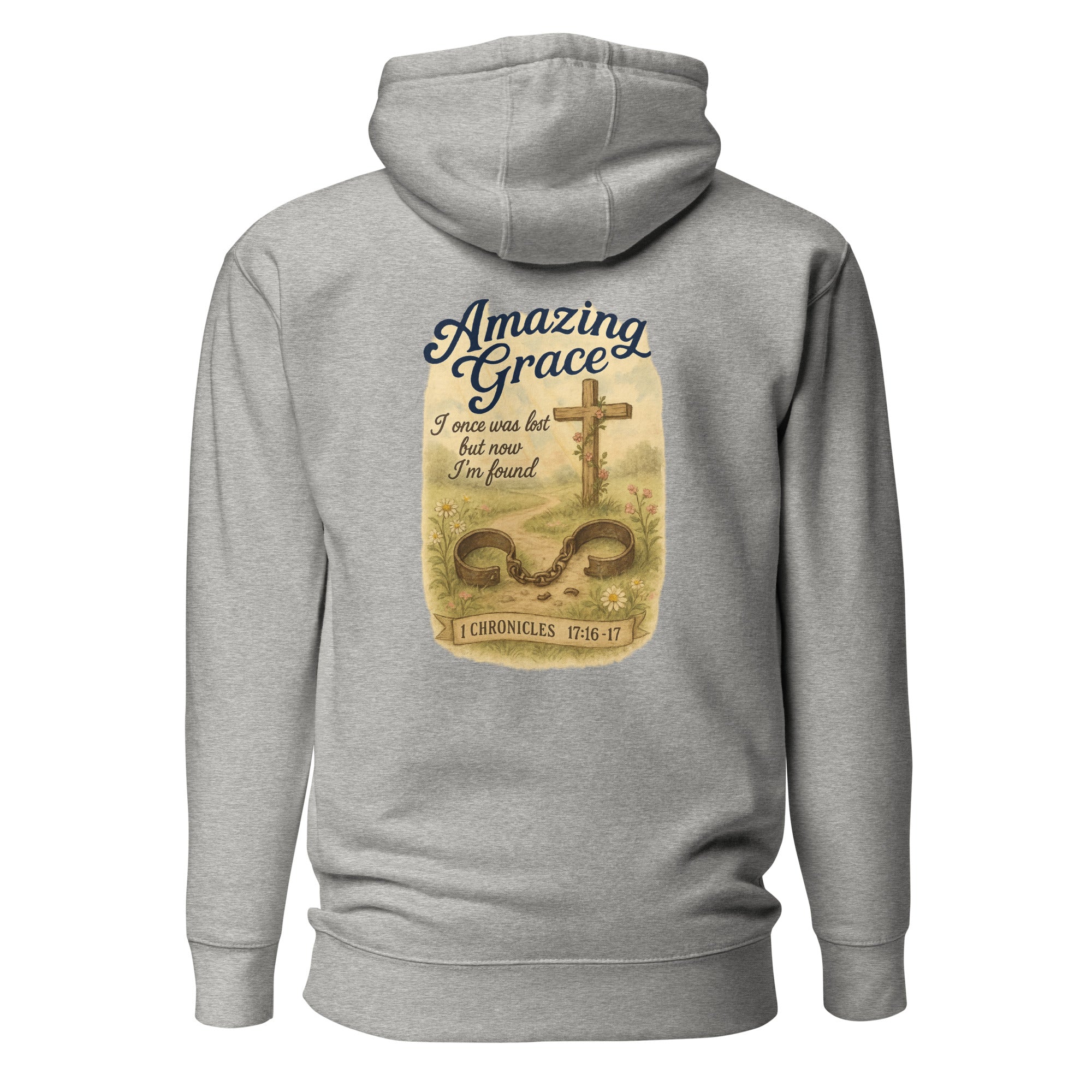 1 Chronicles 17:16-17 – Amazing Grace Hoodie - Light – Virtuous Walk