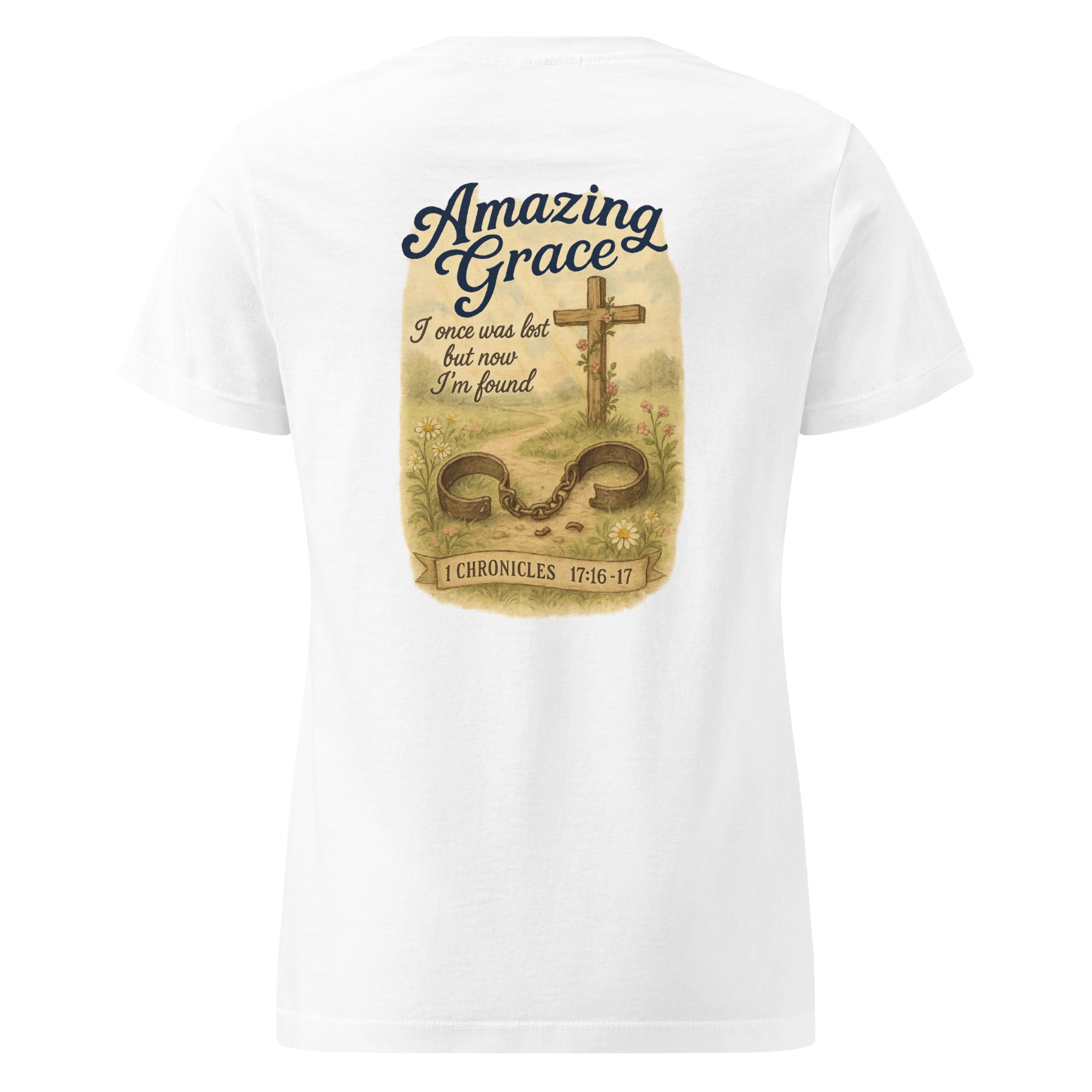 1 Chronicles 17:16-17 – Amazing Grace T-Shirt - Light – Virtuous Walk